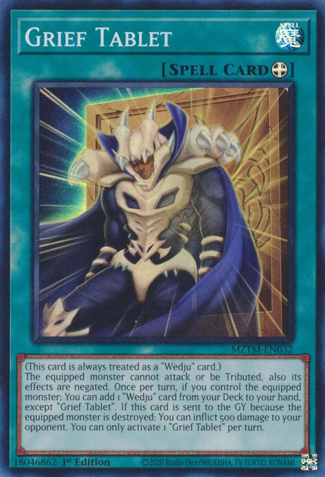 Grief Tablet [MZTM-EN032] Super Rare | Mega City Incorporated