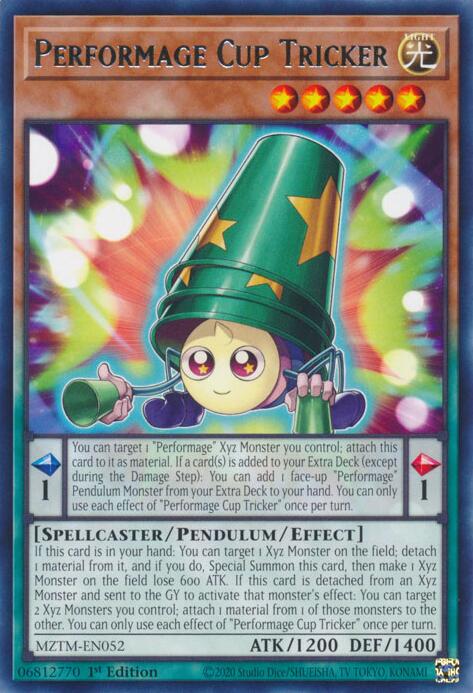 Performage Cup Tricker [MZTM-EN052] Rare | Mega City Incorporated