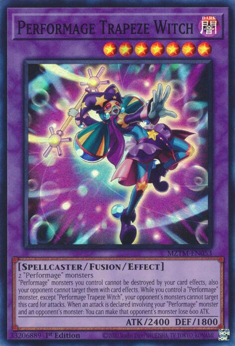 Performage Trapeze Witch [MZTM-EN053] Super Rare | Mega City Incorporated