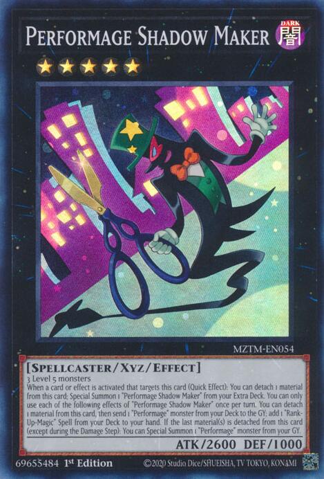 Performage Shadow Maker [MZTM-EN054] Super Rare | Mega City Incorporated