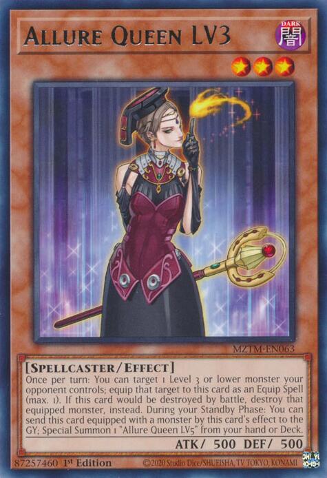 Allure Queen LV3 [MZTM-EN063] Rare | Mega City Incorporated