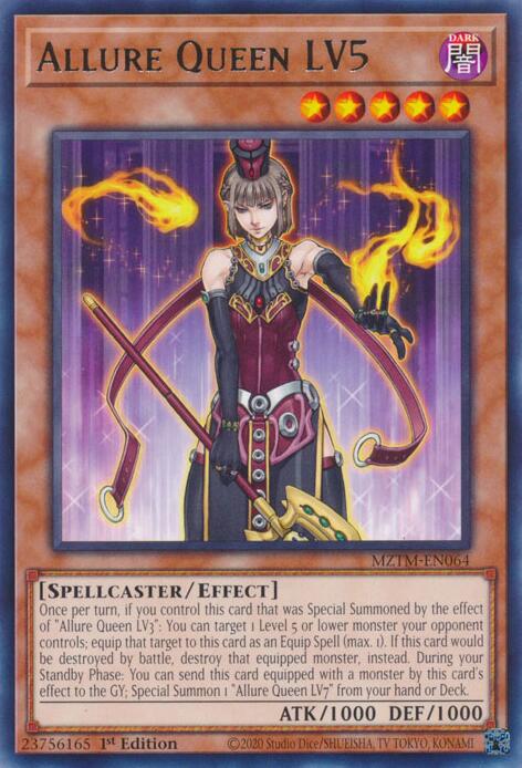 Allure Queen LV5 [MZTM-EN064] Rare | Mega City Incorporated