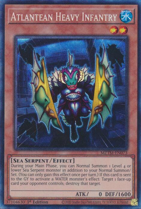 Atlantean Heavy Infantry (Collector's Rare) [MZTM-EN073] Collector's Rare | Mega City Incorporated