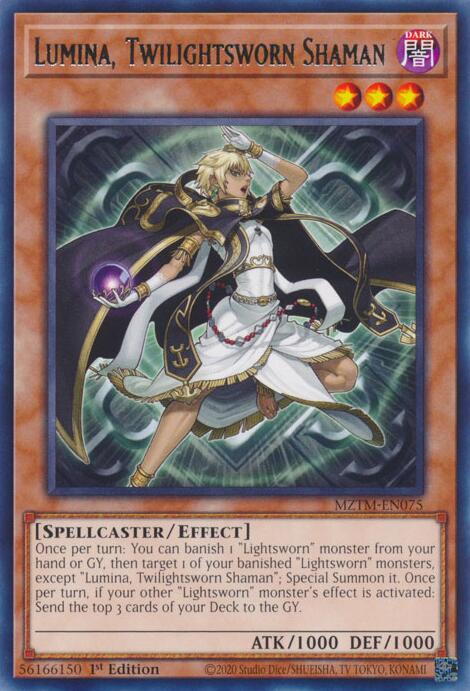 Lumina, Twilightsworn Shaman [MZTM-EN075] Rare | Mega City Incorporated