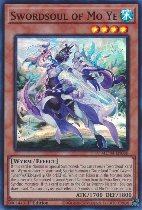 Swordsoul of Mo Ye [MZTM-EN080] Super Rare | Mega City Incorporated