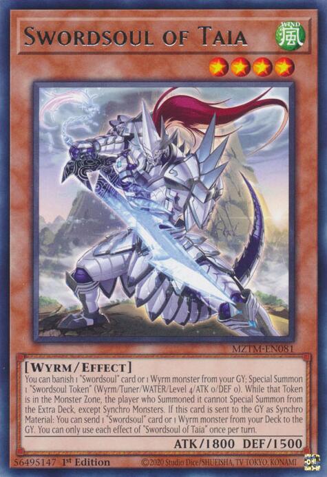Swordsoul of Taia [MZTM-EN081] Rare | Mega City Incorporated