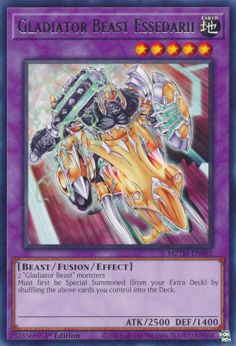 Gladiator Beast Essedarii [MZTM-EN085] Rare | Mega City Incorporated