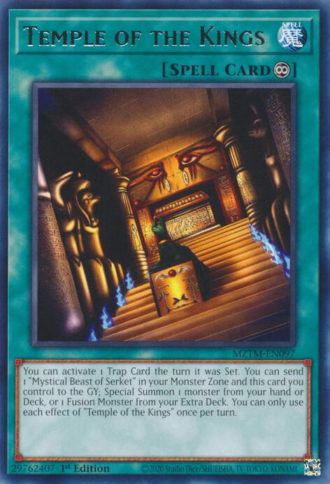 Temple of the Kings [MZTM-EN097] Rare | Mega City Incorporated