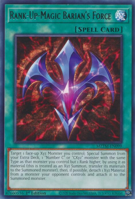 Rank-Up-Magic Barian's Force [MZTM-EN099] Rare | Mega City Incorporated