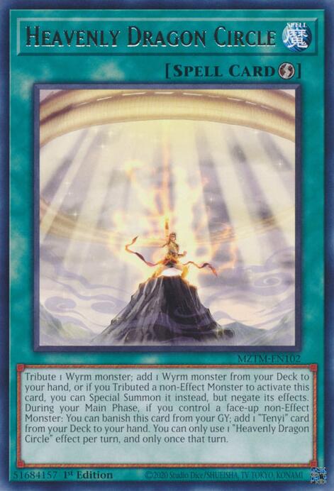 Heavenly Dragon Circle [MZTM-EN102] Rare | Mega City Incorporated
