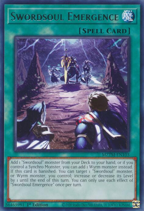 Swordsoul Emergence [MZTM-EN103] Rare | Mega City Incorporated