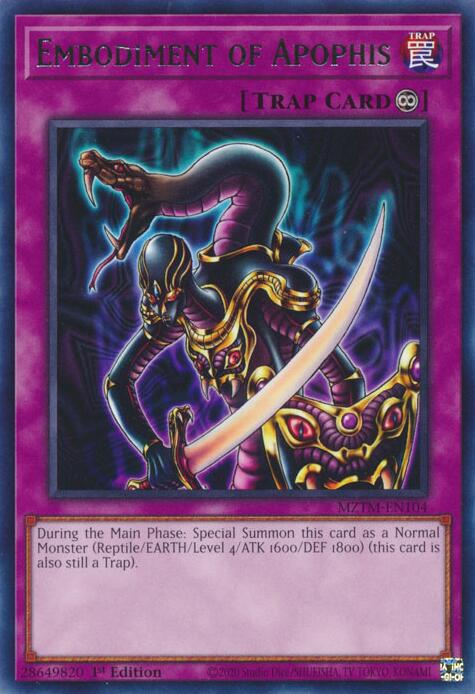 Embodiment of Apophis [MZTM-EN104] Rare | Mega City Incorporated