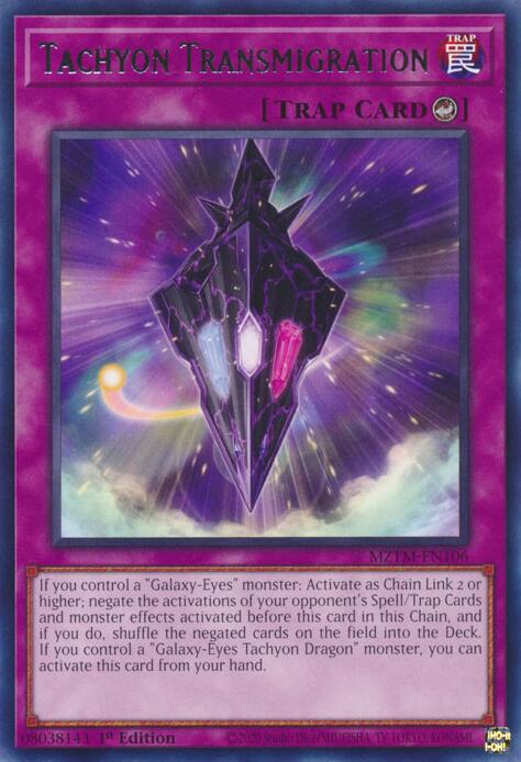 Tachyon Transmigration [MZTM-EN106] Rare | Mega City Incorporated