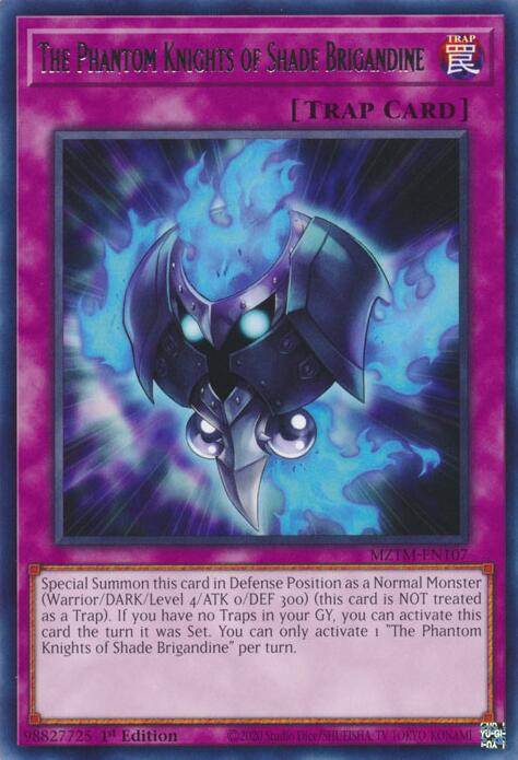 The Phantom Knights of Shade Brigandine [MZTM-EN107] Rare | Mega City Incorporated