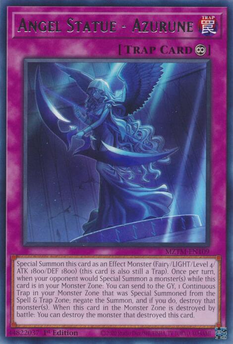 Angel Statue - Azurune [MZTM-EN109] Rare | Mega City Incorporated