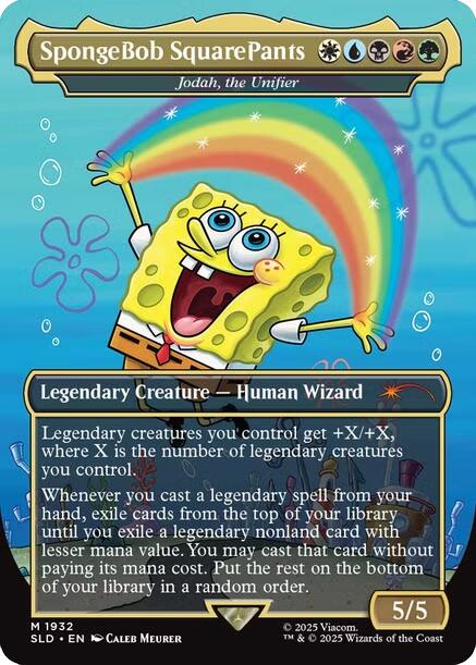 SpongeBob SquarePants - Jodah, the Unifier [Secret Lair Drop Series] | Mega City Incorporated