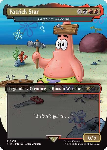 Patrick Star - Barktooth Warbeard [Secret Lair Drop Series] | Mega City Incorporated