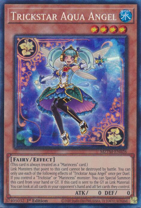 Trickstar Aqua Angel (Collector's Rare) [MZTM-EN026] Collector's Rare | Mega City Incorporated
