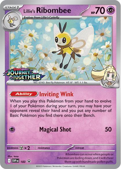 Lillie's Ribombee (183) [Scarlet & Violet: Black Star Promos] | Mega City Incorporated