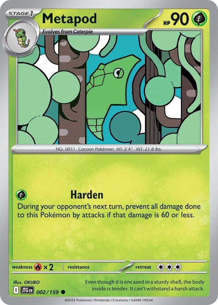 Metapod (002/159) [Scarlet & Violet: Journey Together] | Mega City Incorporated