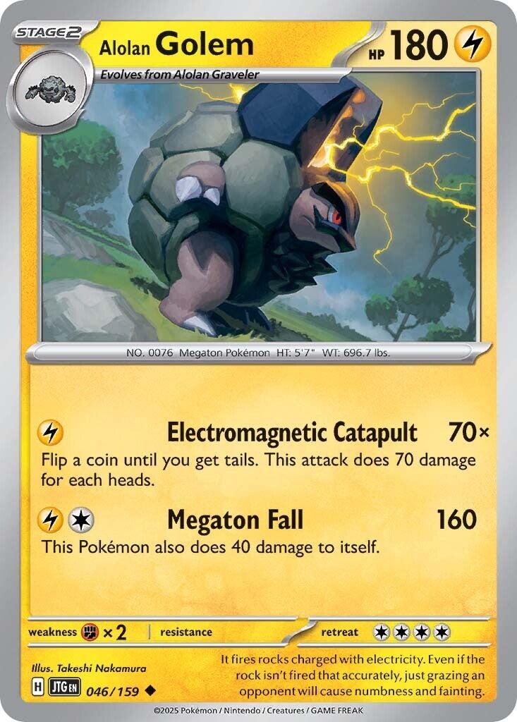 Alolan Golem (046/159) [Scarlet & Violet: Journey Together] | Mega City Incorporated