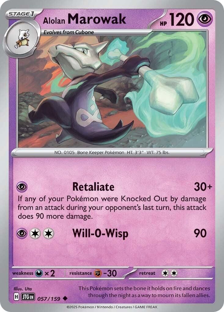 Alolan Marowak (057/159) [Scarlet & Violet: Journey Together] | Mega City Incorporated