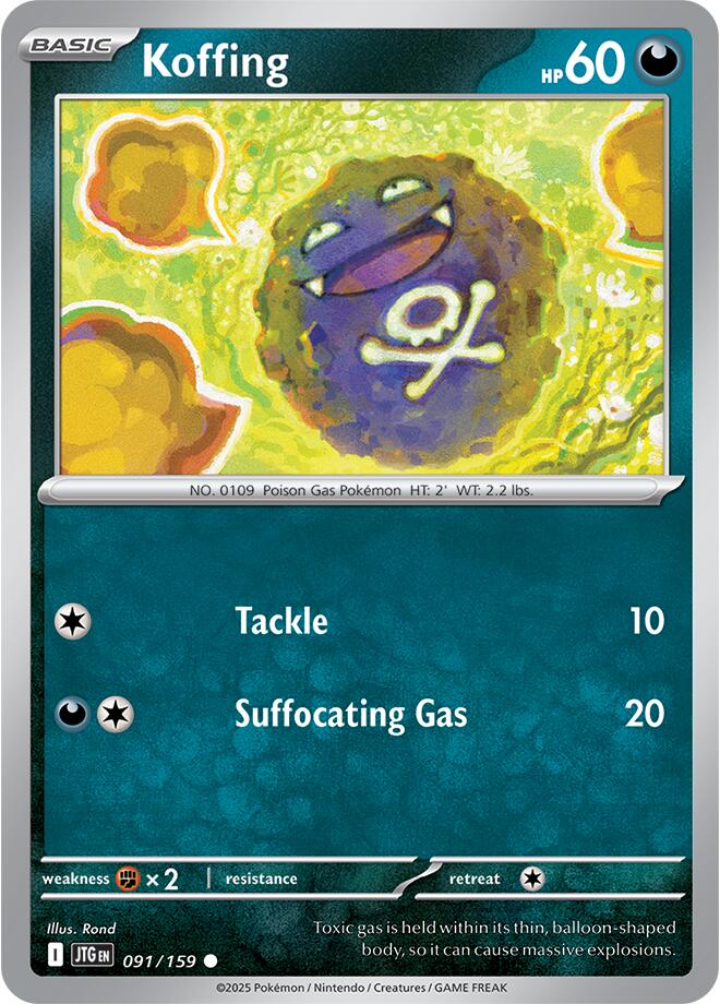 Koffing (091/159) [Scarlet & Violet: Journey Together] | Mega City Incorporated