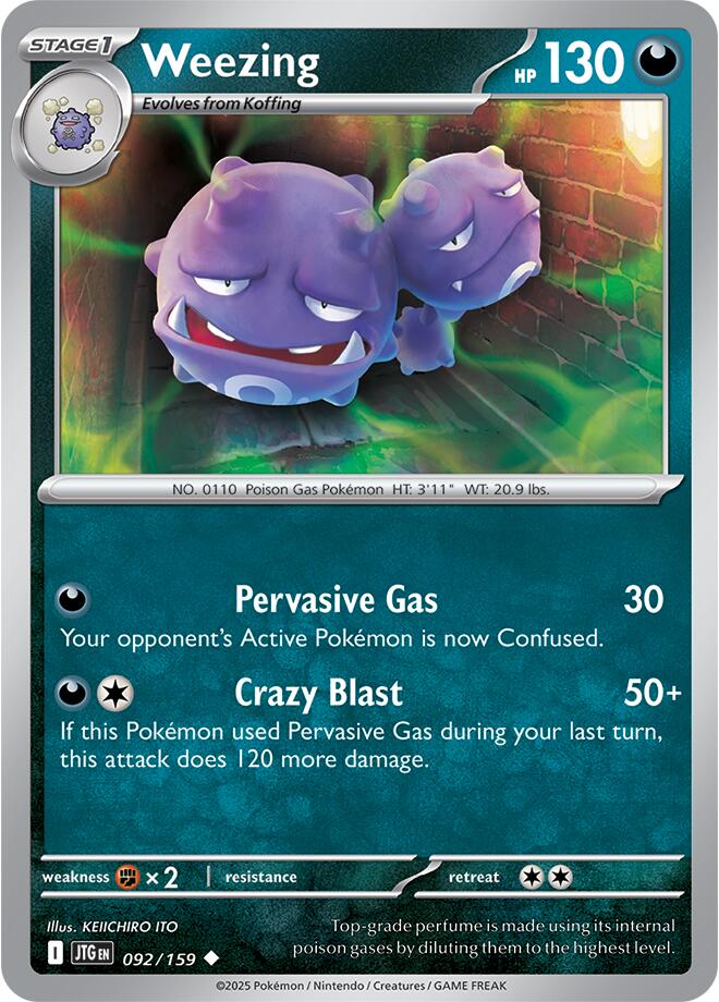 Weezing (092/159) [Scarlet & Violet: Journey Together] | Mega City Incorporated
