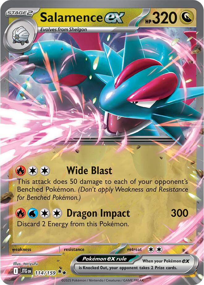 Salamence ex (114/159) [Scarlet & Violet: Journey Together] | Mega City Incorporated