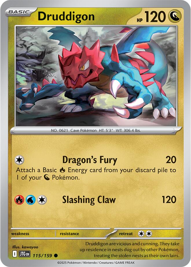 Druddigon (115/159) [Scarlet & Violet: Journey Together] | Mega City Incorporated
