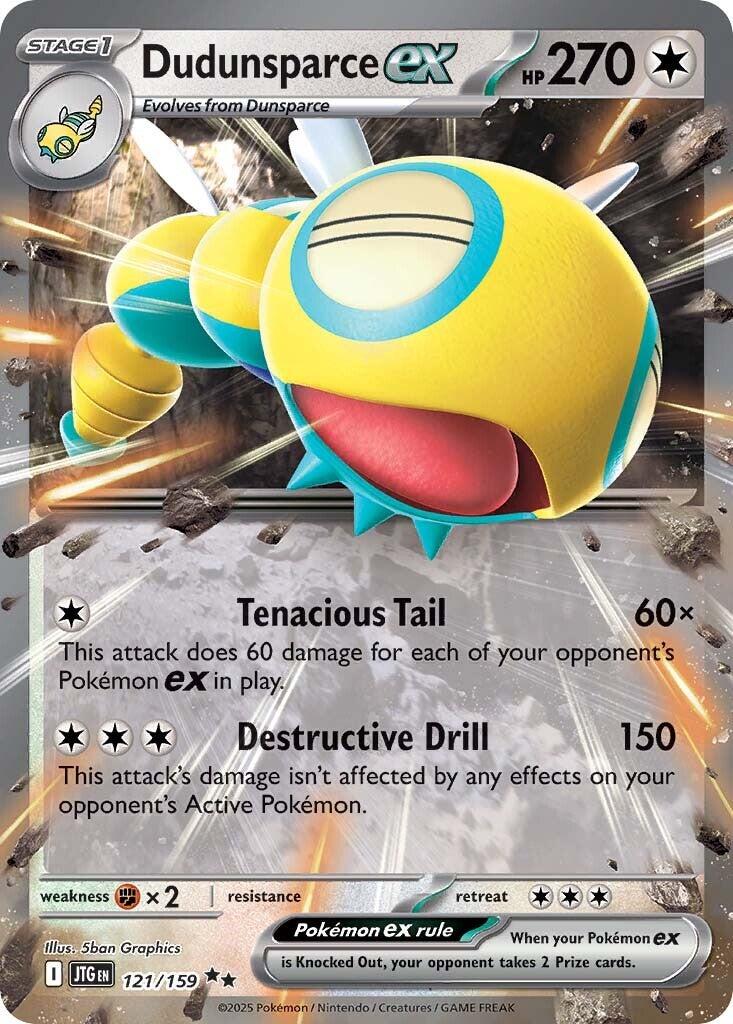 Dudunsparce ex (121/159) [Scarlet & Violet: Journey Together] | Mega City Incorporated