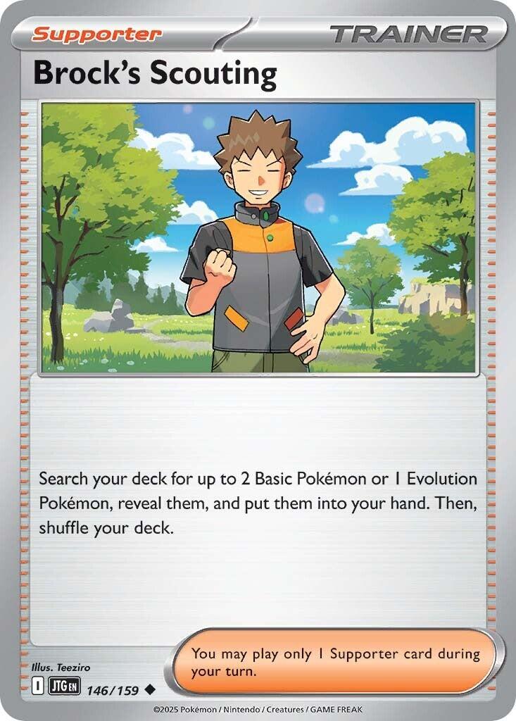 Brock's Scouting (146/159) [Scarlet & Violet: Journey Together] | Mega City Incorporated
