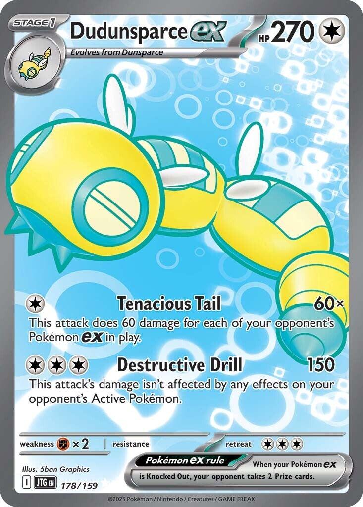 Dudunsparce ex (178/159) [Scarlet & Violet: Journey Together] | Mega City Incorporated