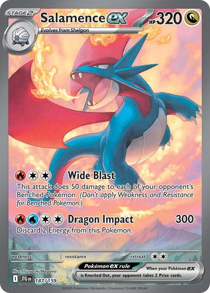 Salamence ex (187/159) [Scarlet & Violet: Journey Together] | Mega City Incorporated