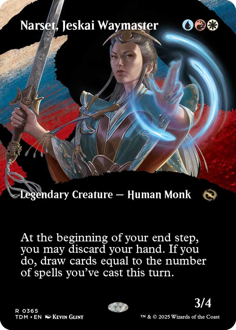 Narset, Jeskai Waymaster (Borderless) [Tarkir: Dragonstorm] | Mega City Incorporated