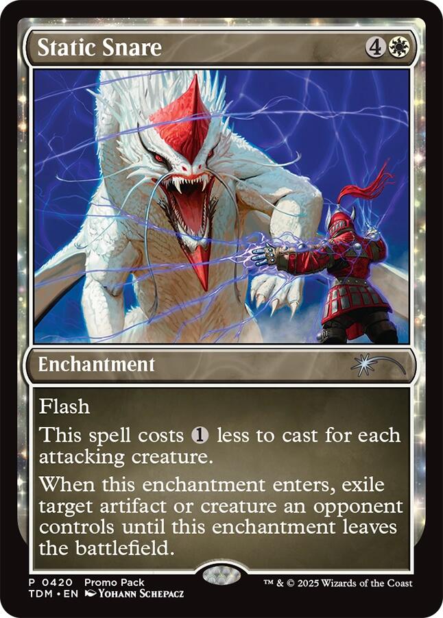 Static Snare [Tarkir: Dragonstorm Promos] | Mega City Incorporated