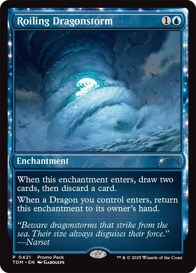 Roiling Dragonstorm [Tarkir: Dragonstorm Promos] | Mega City Incorporated