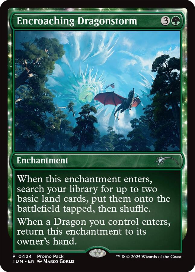 Encroaching Dragonstorm [Tarkir: Dragonstorm Promos] | Mega City Incorporated