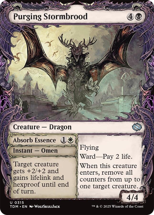 Purging Stormbrood (Showcase) [Tarkir: Dragonstorm] | Mega City Incorporated
