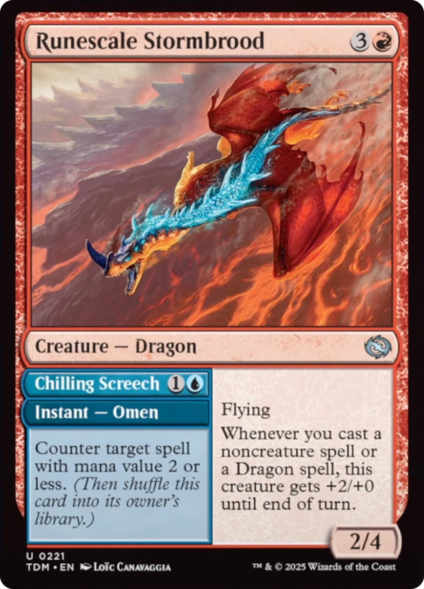 Runescale Stormbrood [Tarkir: Dragonstorm] | Mega City Incorporated