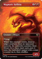 Magmatic Hellkite (Borderless) [Tarkir: Dragonstorm] | Mega City Incorporated