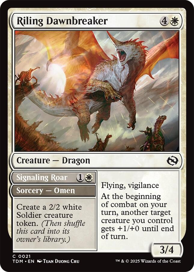 Riling Dawnbreaker [Tarkir: Dragonstorm] | Mega City Incorporated
