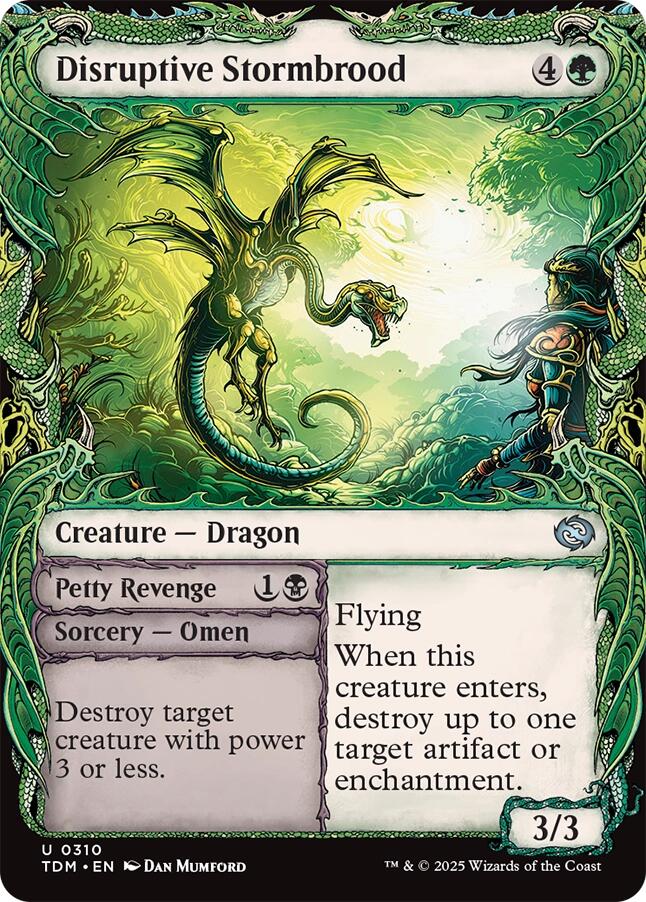 Disruptive Stormbrood (Showcase) [Tarkir: Dragonstorm] | Mega City Incorporated