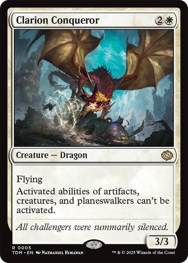 Clarion Conqueror [Tarkir: Dragonstorm] | Mega City Incorporated