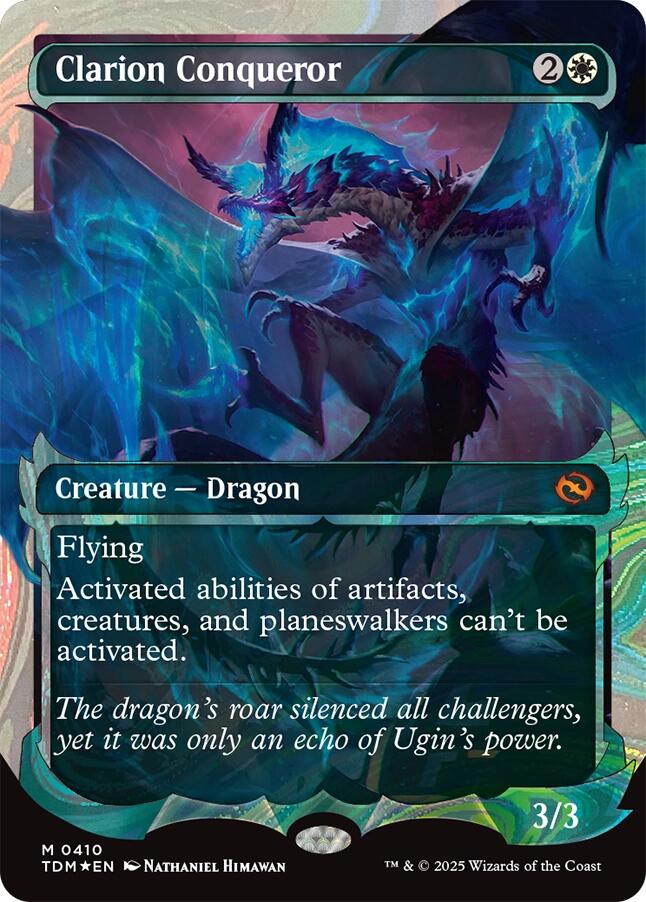 Clarion Conqueror (Showcase) (Halo Foil) [Tarkir: Dragonstorm] | Mega City Incorporated