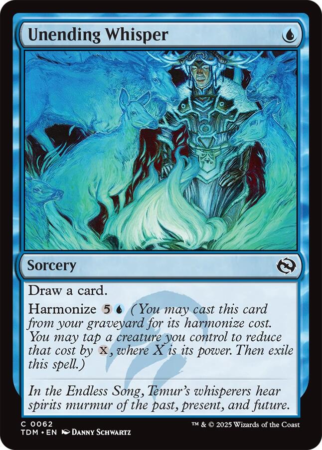 Unending Whisper [Tarkir: Dragonstorm] | Mega City Incorporated