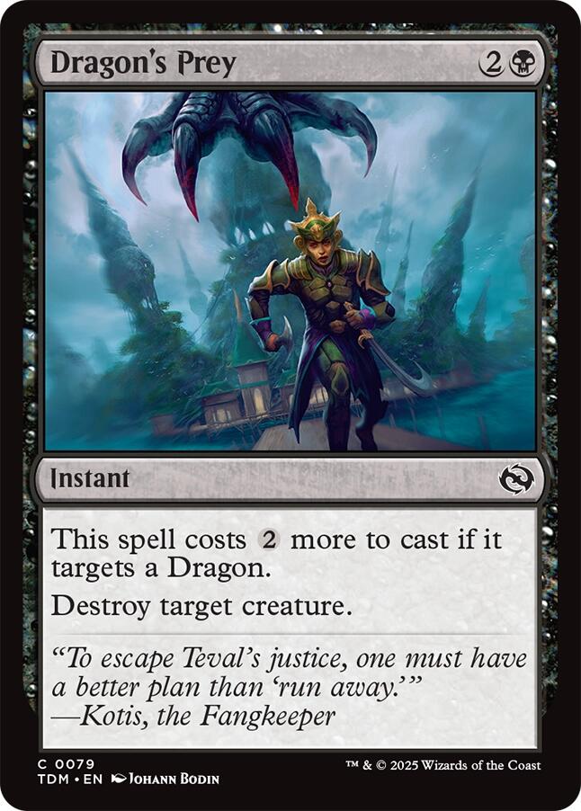 Dragon's Prey [Tarkir: Dragonstorm] | Mega City Incorporated