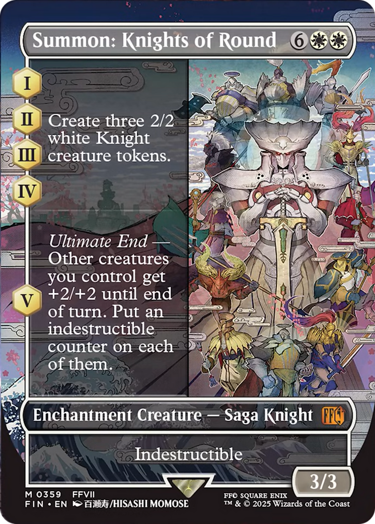 Summon: Knights of Round (Borderless) [FINAL FANTASY] | Mega City Incorporated