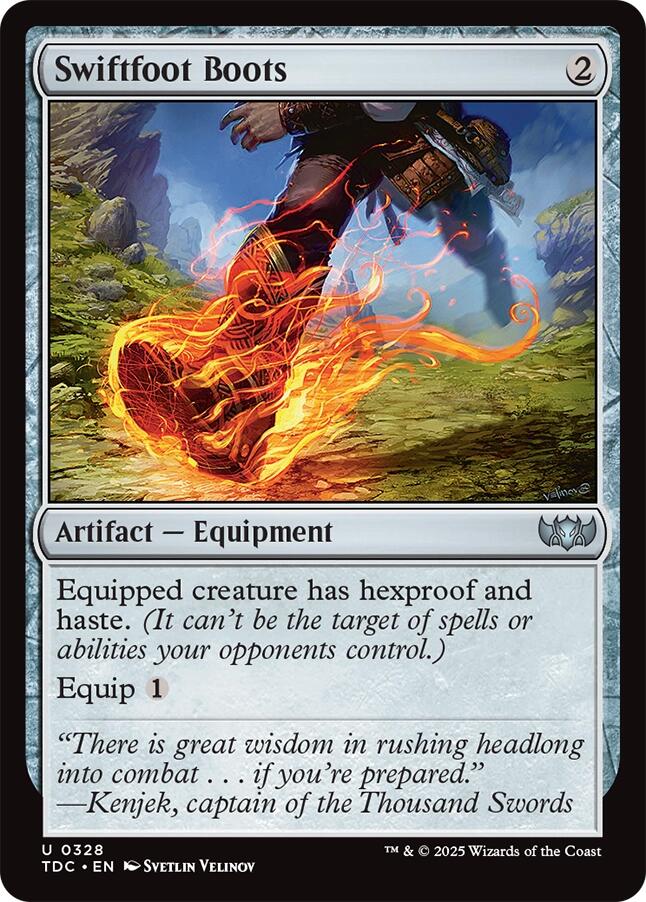 Swiftfoot Boots [Tarkir: Dragonstorm Commander] | Mega City Incorporated