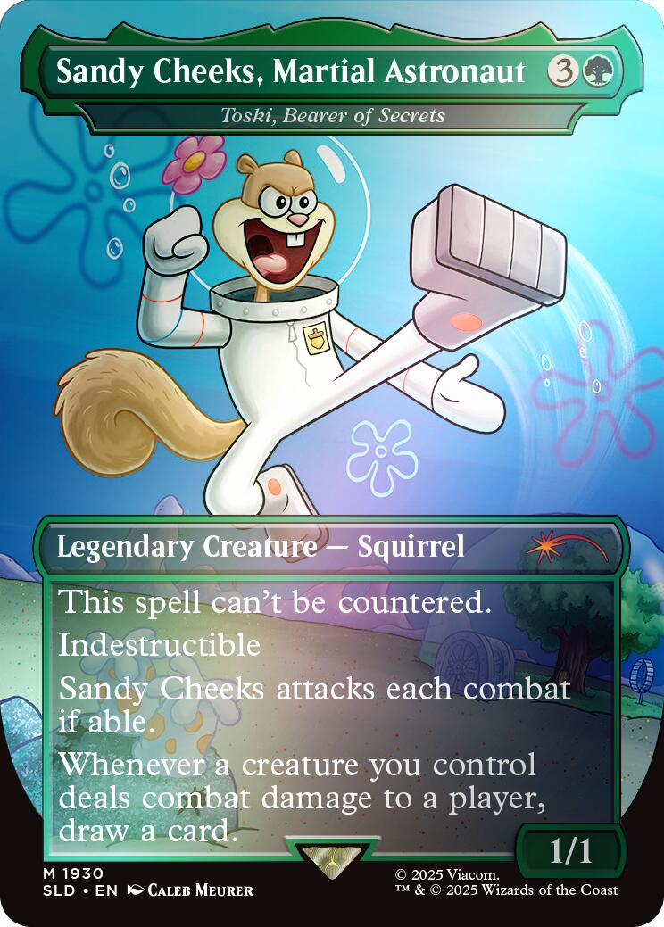 Sandy Cheeks, Martial Astronaut - Toski, Bearer of Secrets (Rainbow Foil) [Secret Lair Drop Series] | Mega City Incorporated